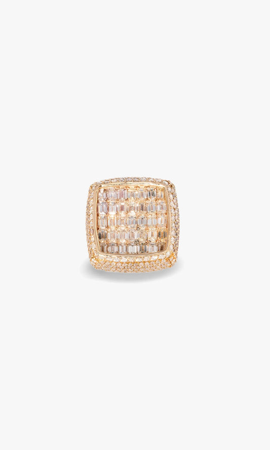 Champion Ring With Emeralds