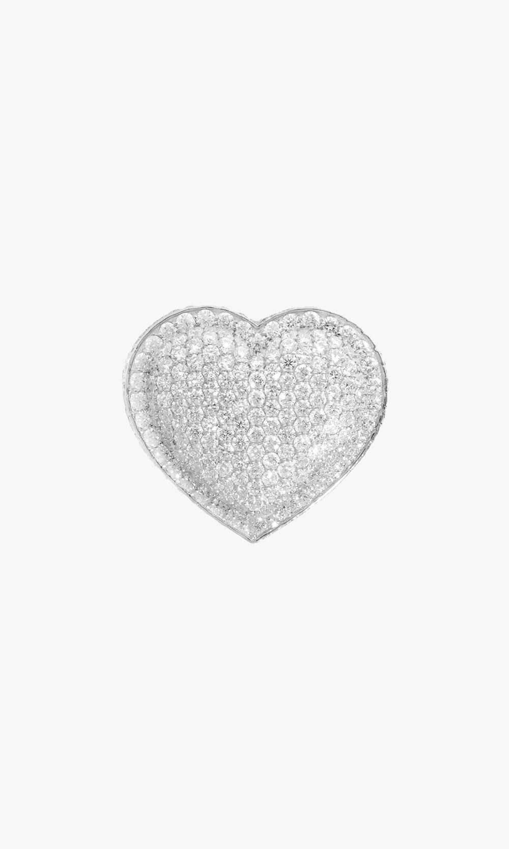 Heart Ring With Diamonds