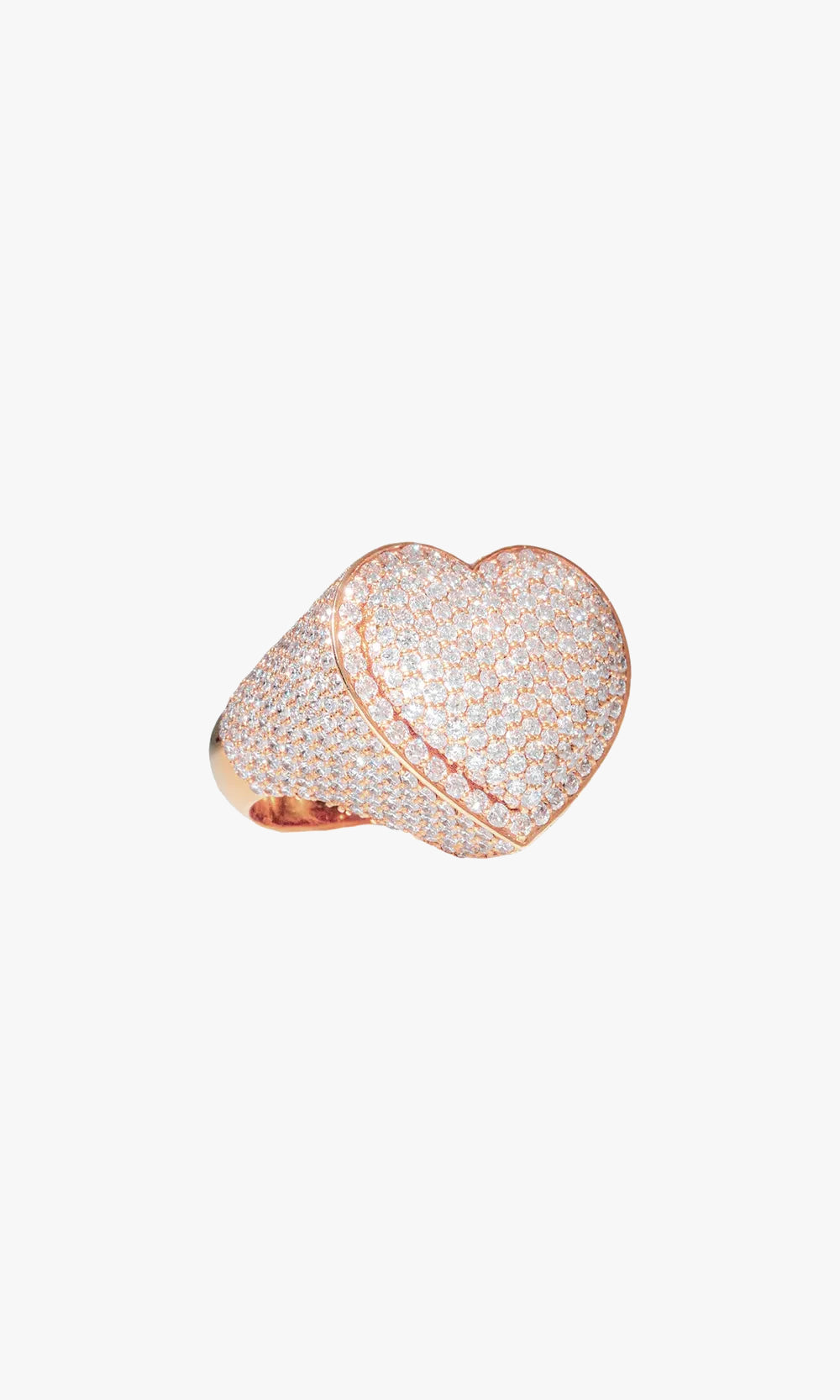 Heart Ring With Diamonds