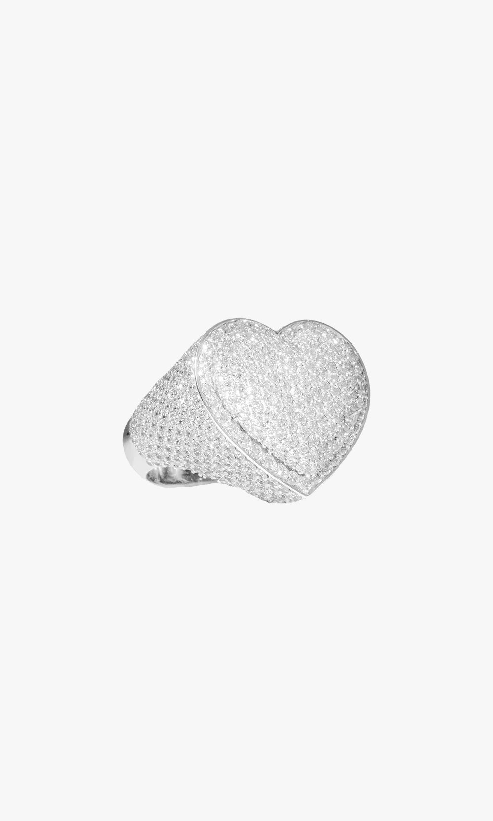 Heart Ring With Diamonds