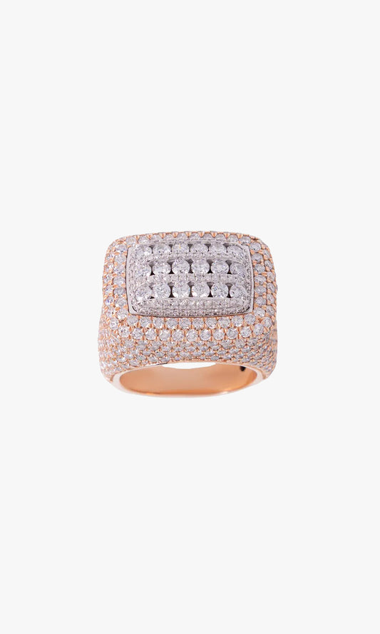 Iced Out Ring For Men With Diamonds