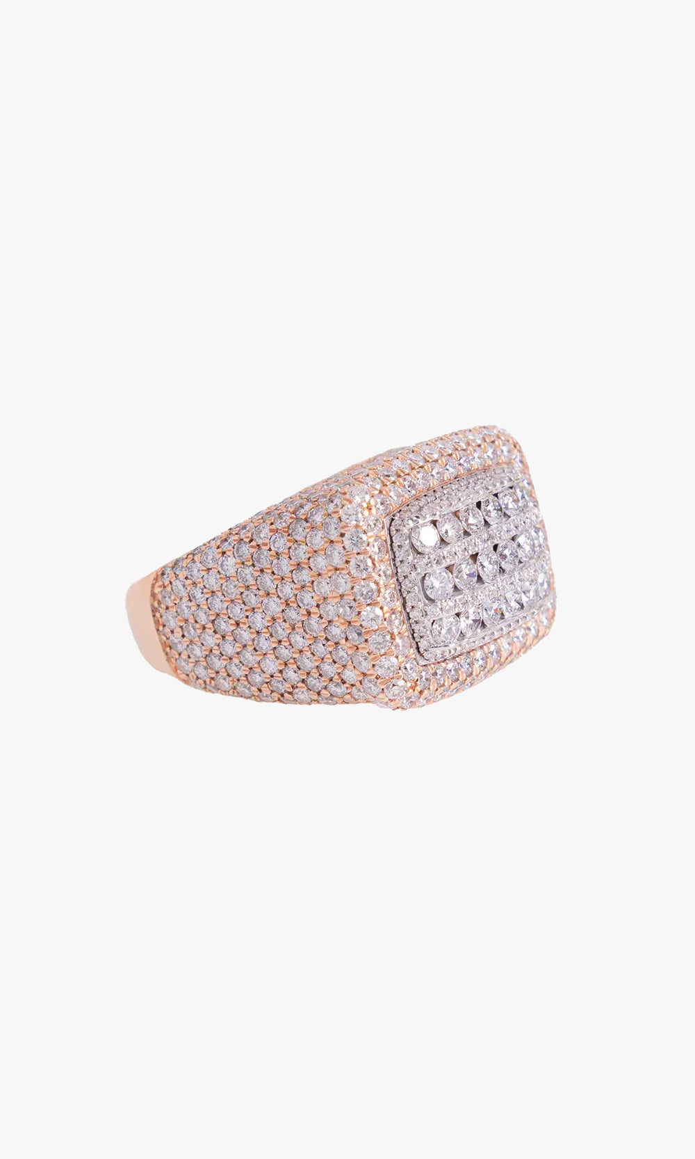Iced Out Ring For Men With Diamonds
