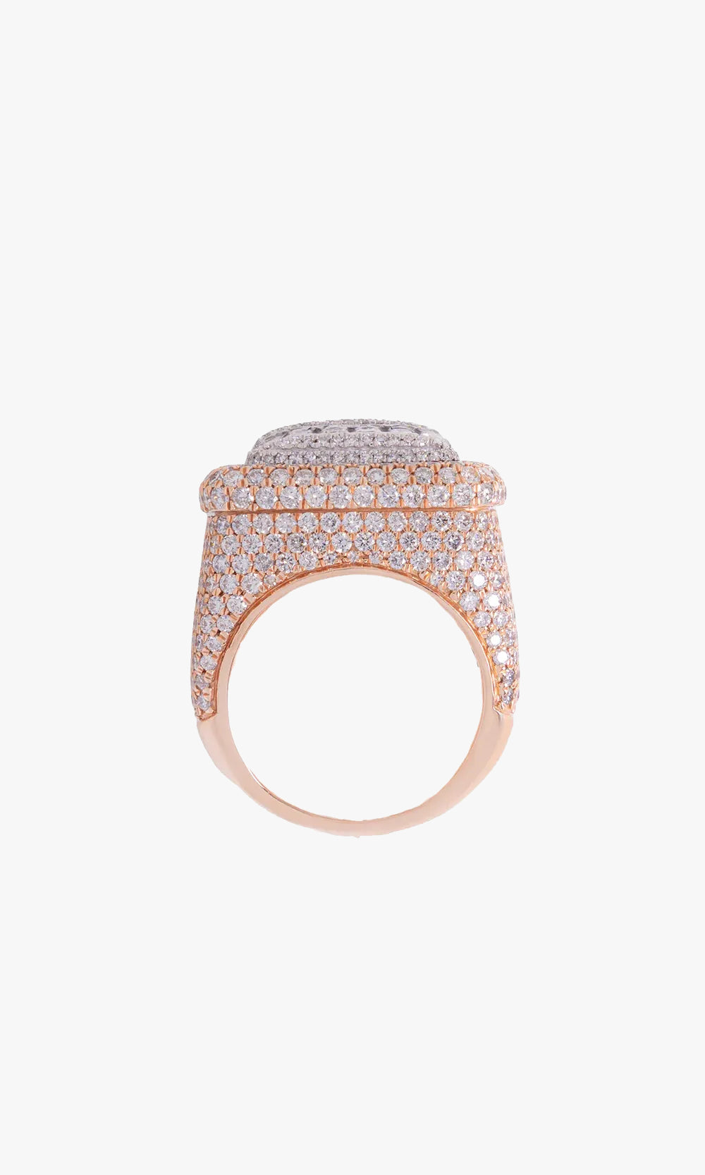 Iced Out Ring For Men With Diamonds