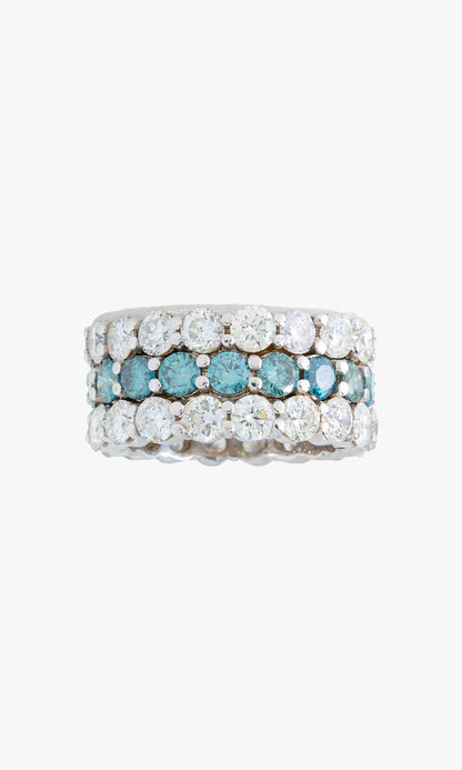 Diamond Eternity Ring 3 Row