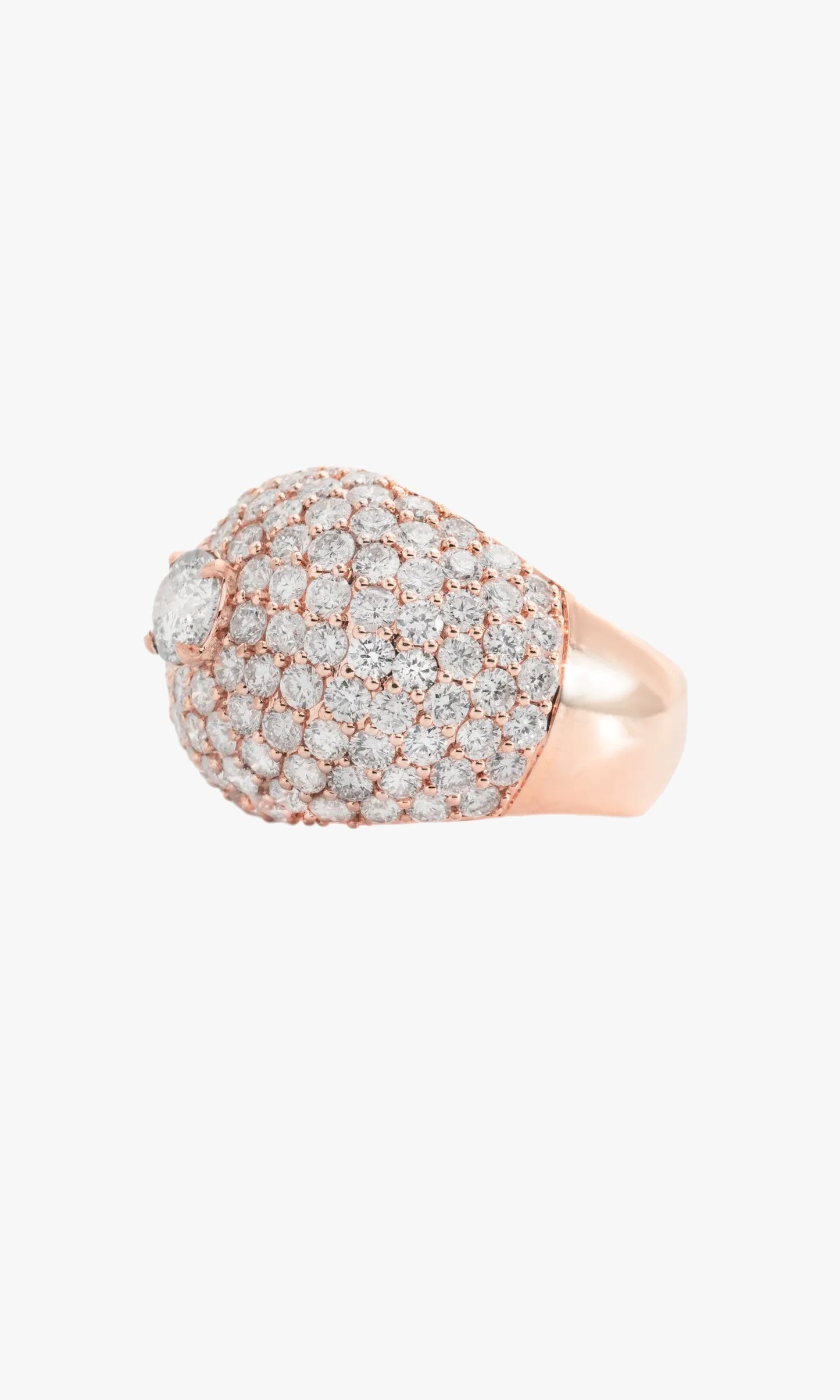 Diamond Ring With Center Stone