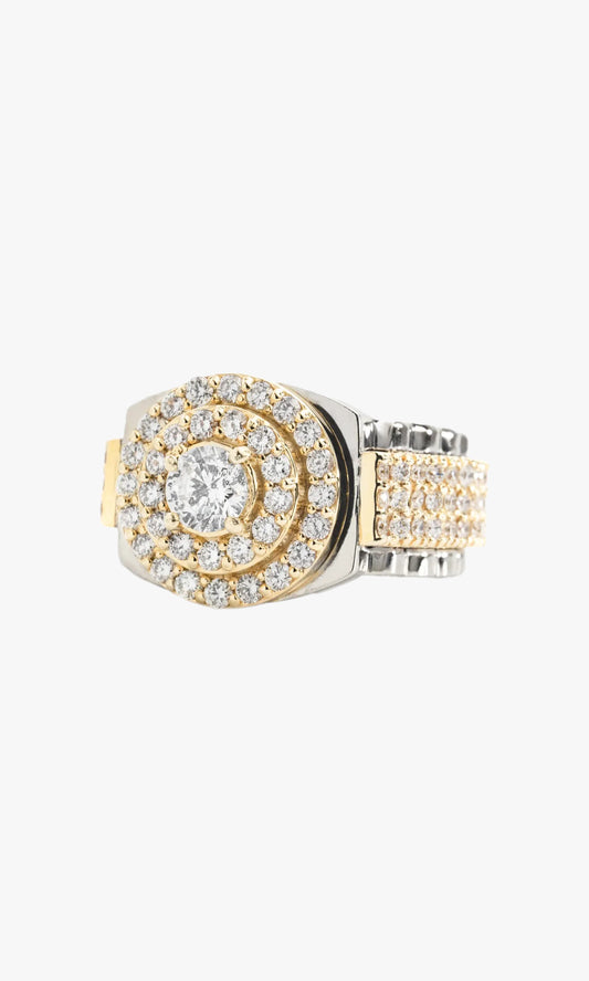 Diamond Ring With Center Stone