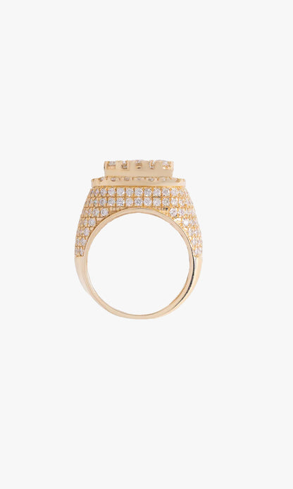 9 Stones Ring For Men With Diamonds