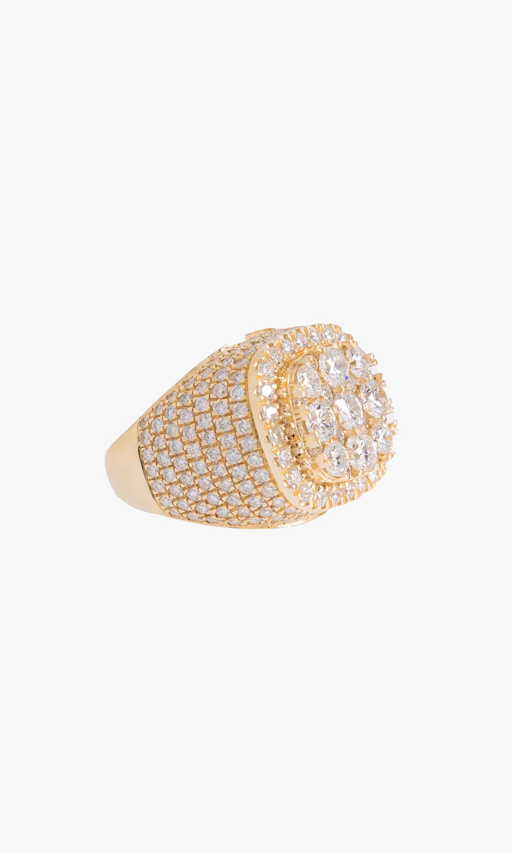 9 Stones Ring For Men With Diamonds
