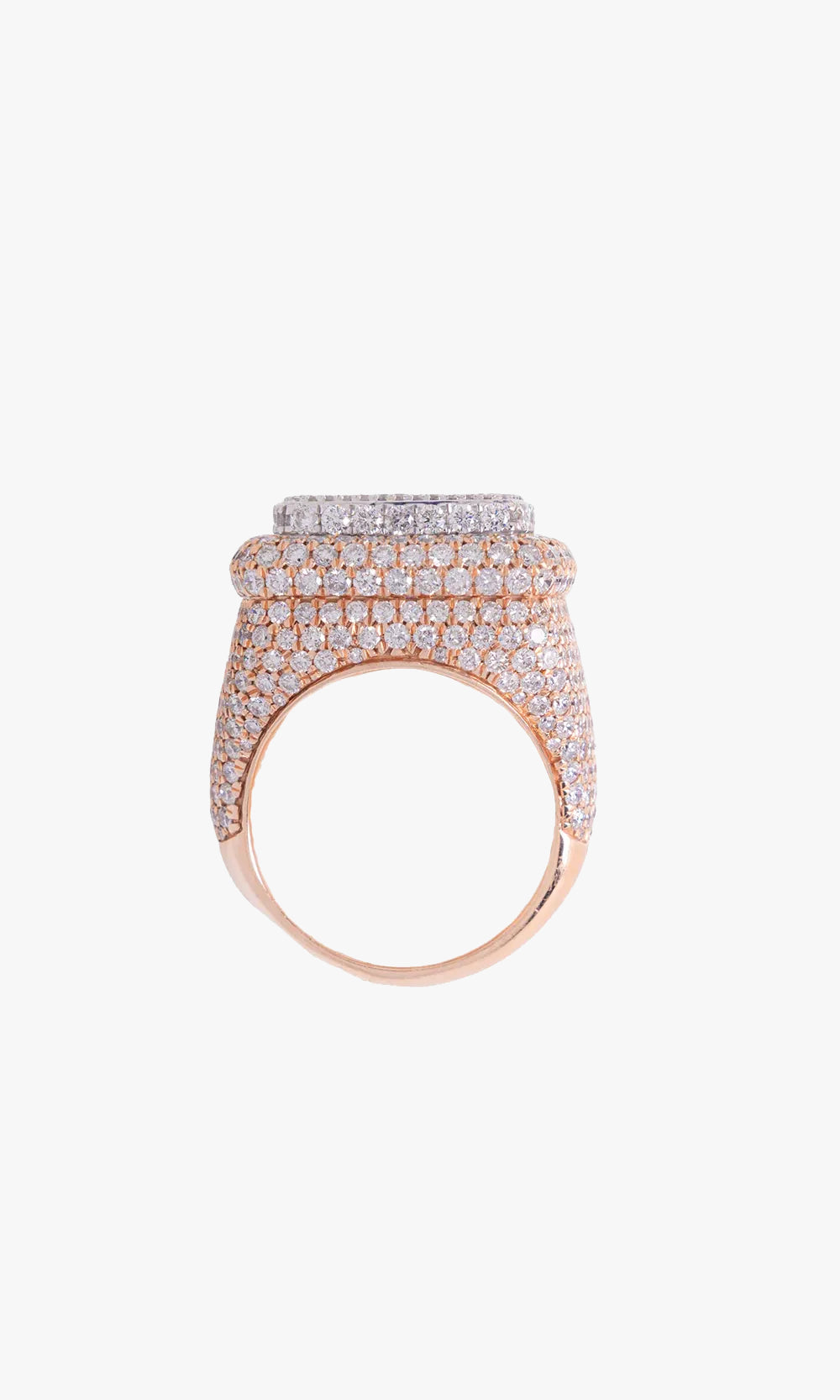 Iced Out Ring For Men With Diamonds