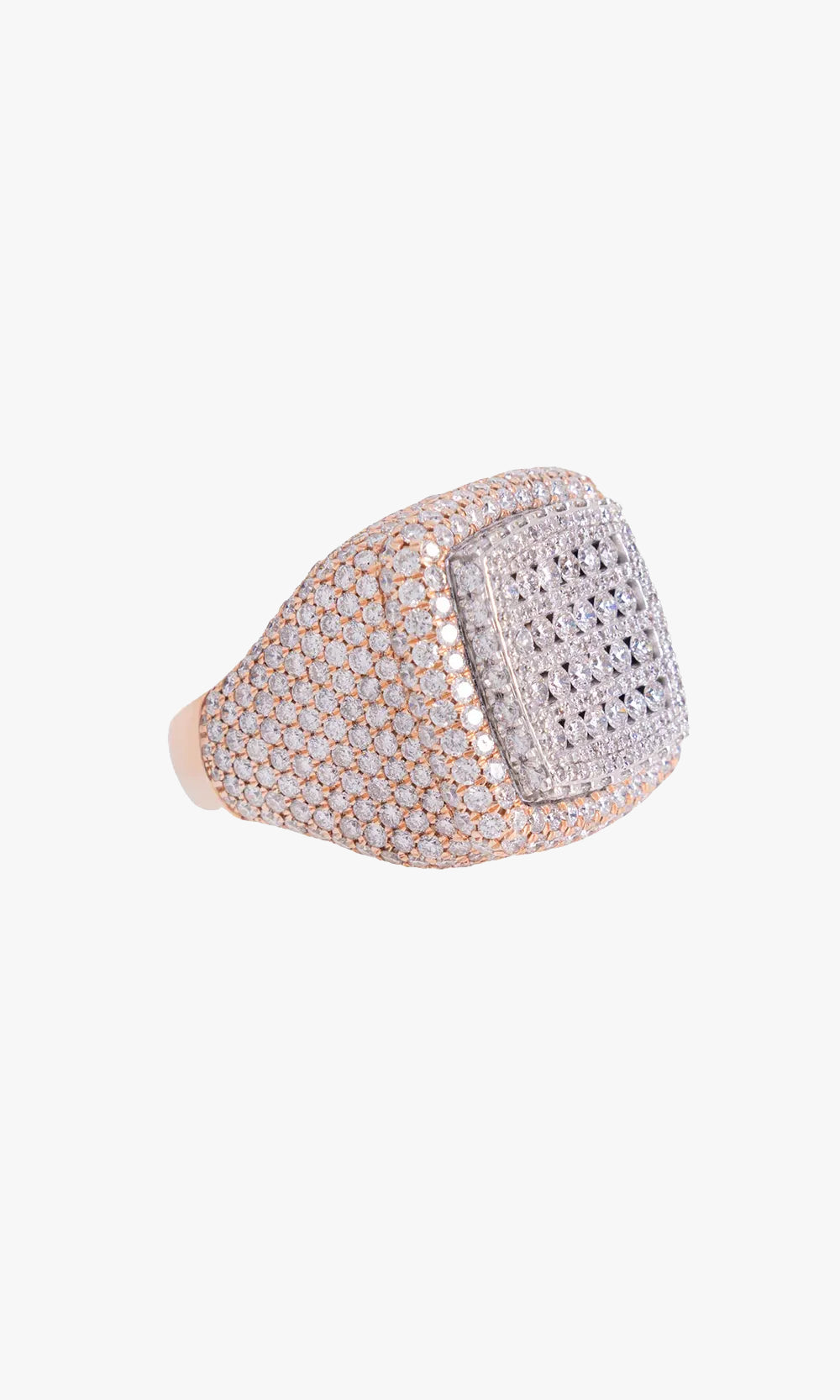 Iced Out Ring For Men With Diamonds