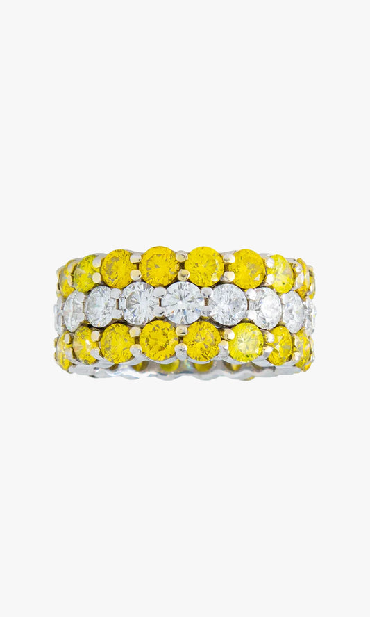 Diamond Eternity Ring 3 Row