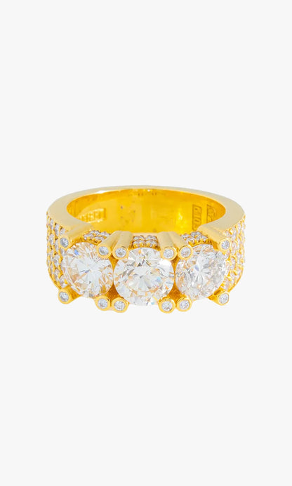 3 Stone Diamond Ring