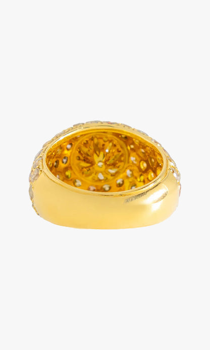 Men Diamond Ring Center Stone
